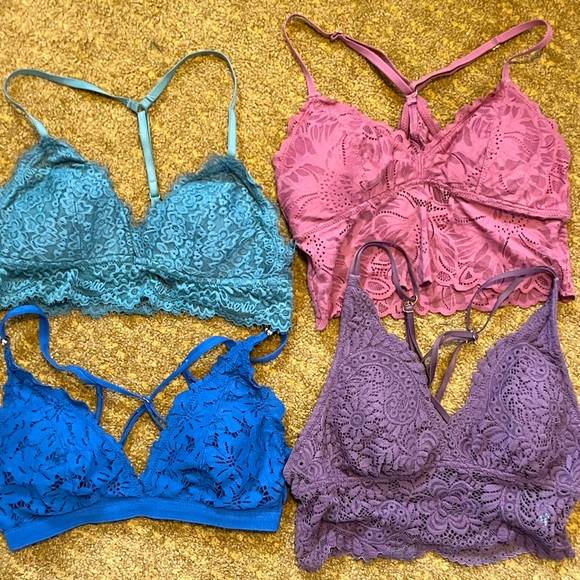 SIX aerie lacy bralettes! - Picture 1 of 11